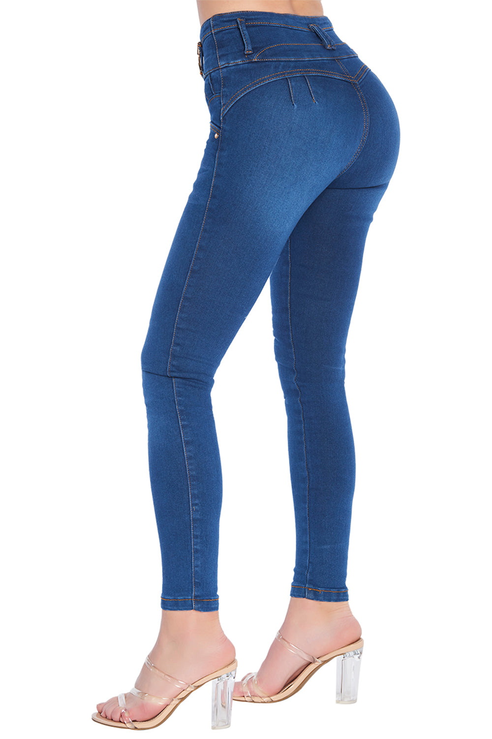 Jeans Corte Colombiano Azul