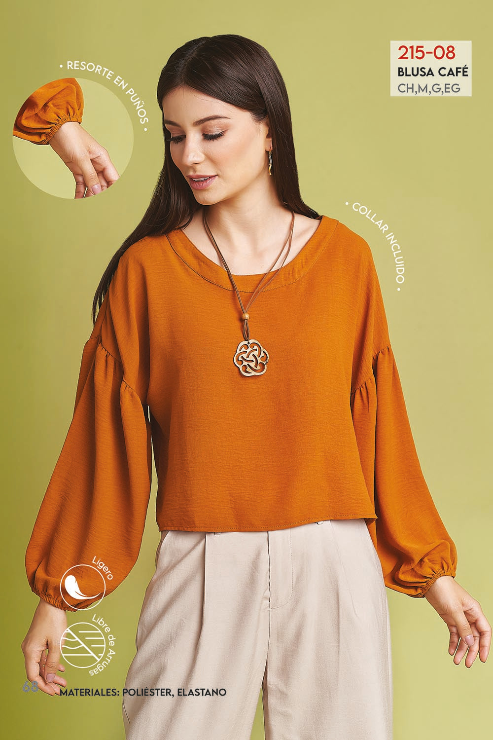 Blusa Cafe