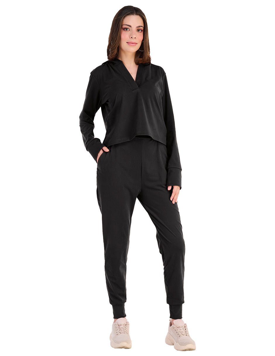 Sudadera Negra Stretch