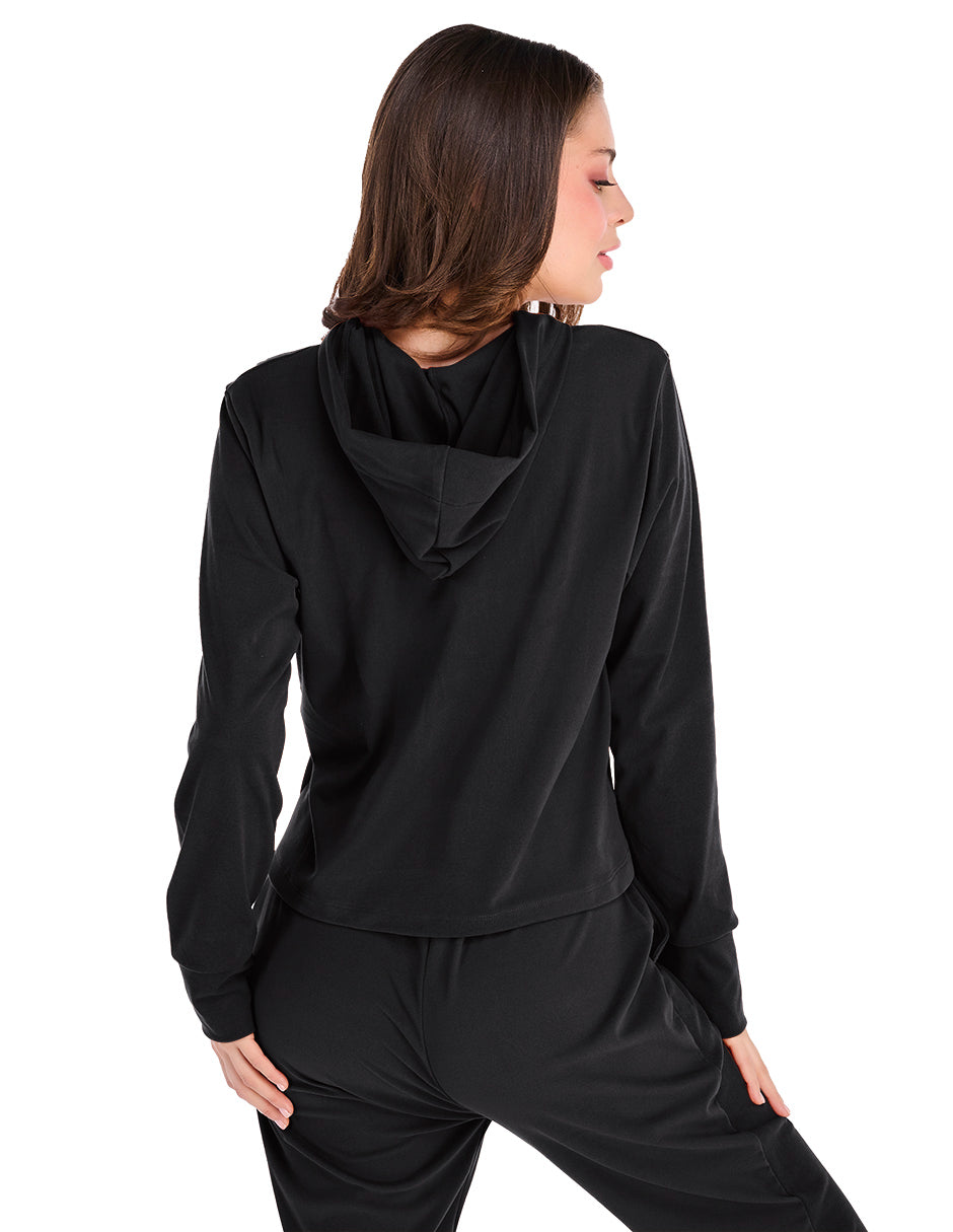Sudadera Negra Stretch