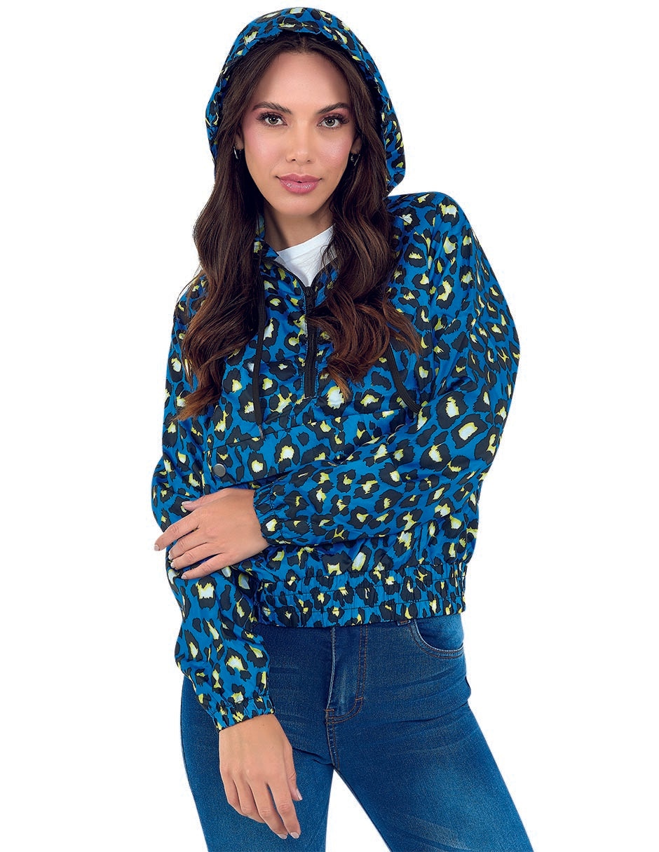 Chamarra Estampada Impermeable