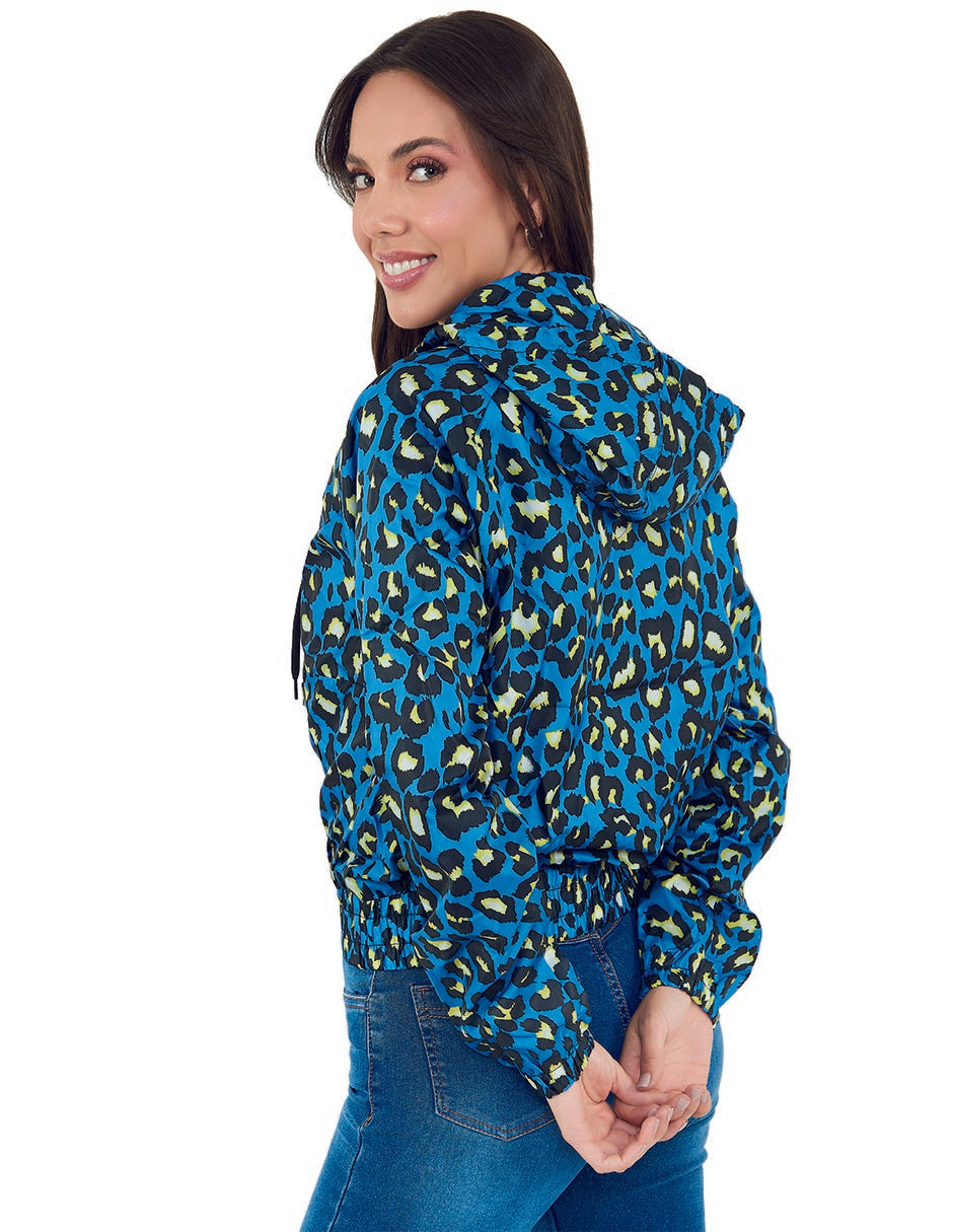Chamarra Estampada Impermeable