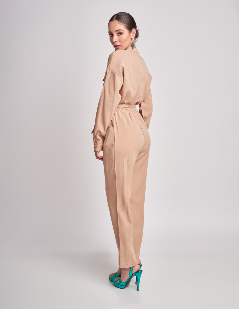 Palazzo Manga Larga: Elegancia Casual y Ajuste en Cintura