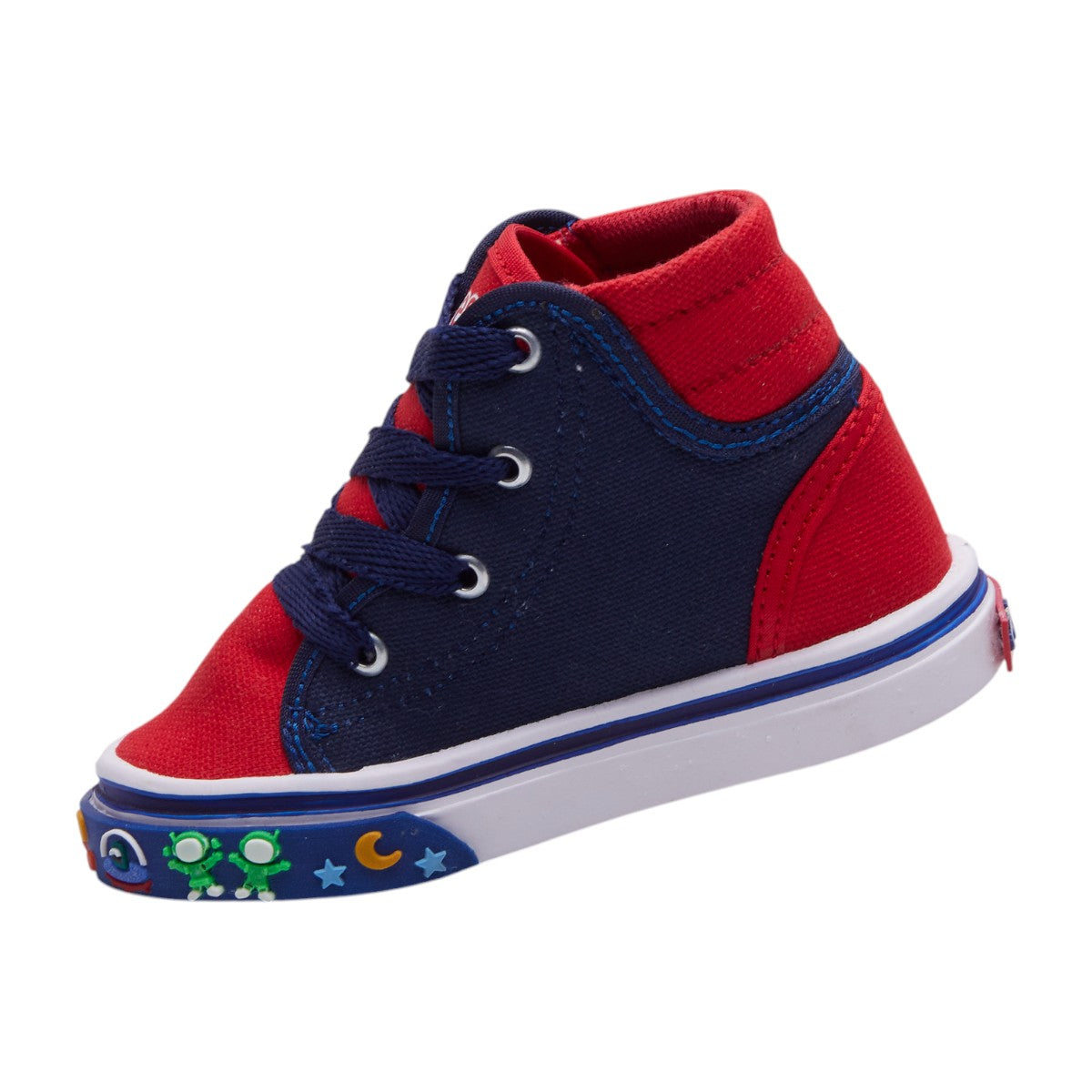 Tenis Niño Casuales Temática Astronauta en Textil Azul y Rojo dv2925