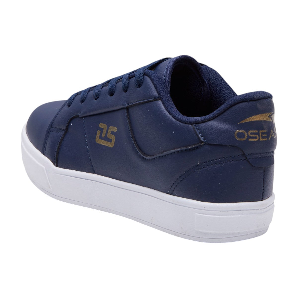 Tenis Casuales Hombre Tipo Piel Agujetas Color Azul Marino dv2925