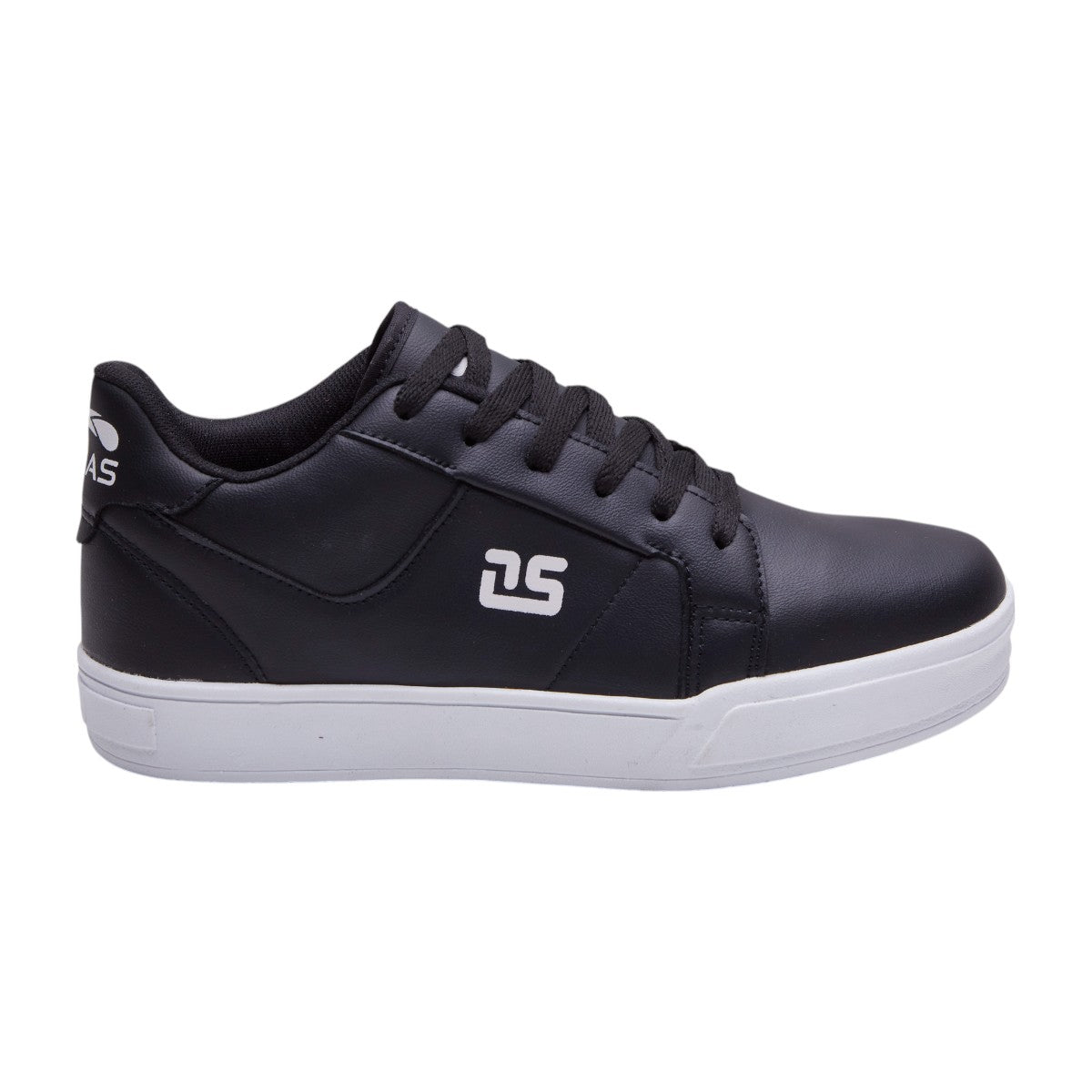 Tenis Casuales Hombre Tipo Piel Agujetas Color Negro dv2925