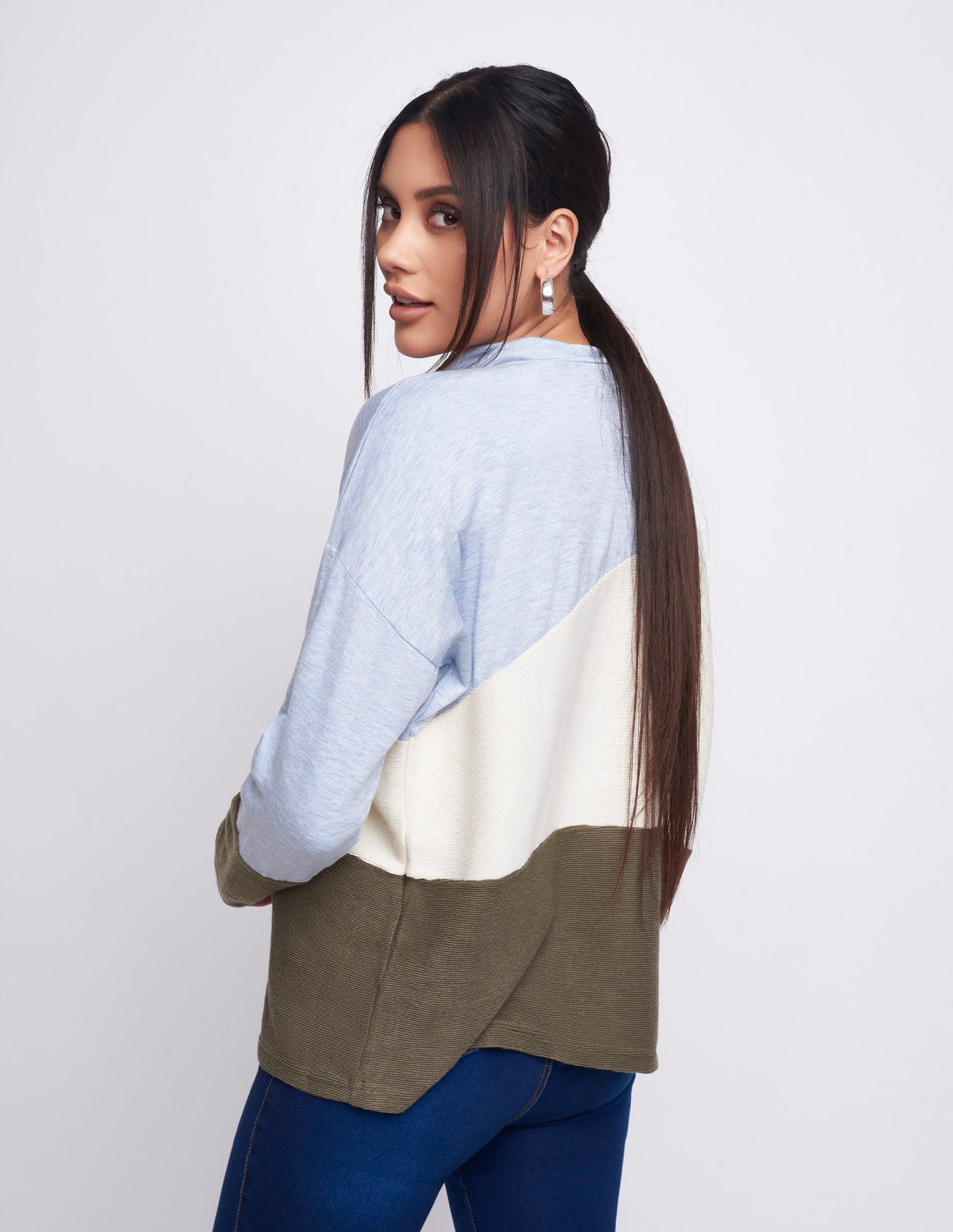 Sueter Multicolor Cuello Alto