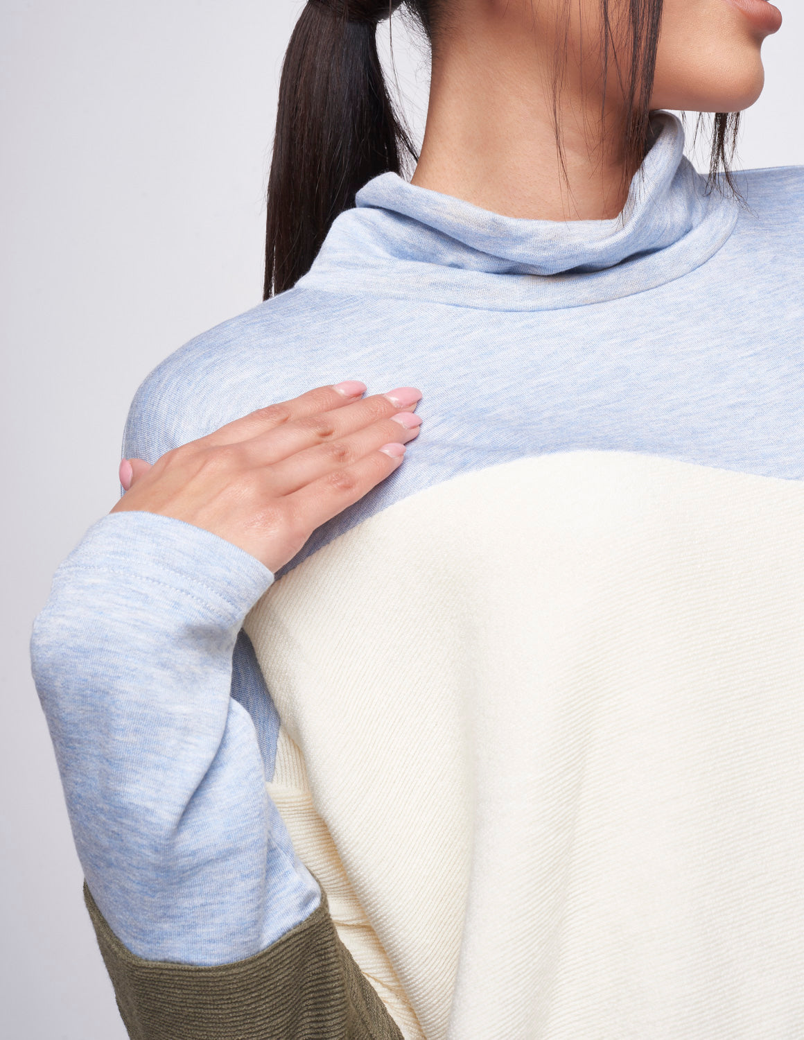 Sueter Multicolor Cuello Alto