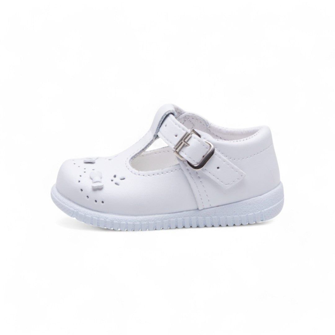 Zapato Niña Blanco Moño Decorativos dv2925