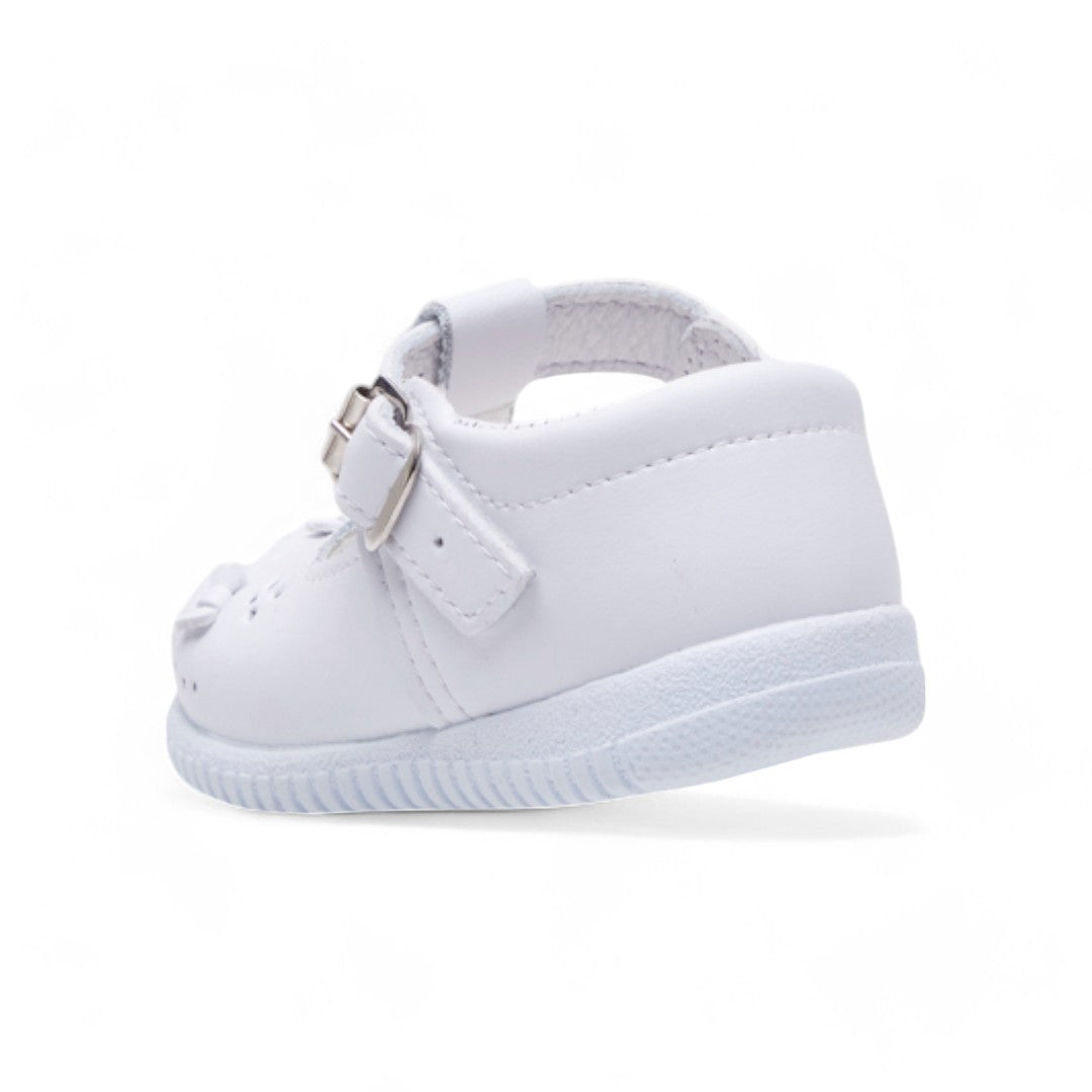 Zapato Niña Blanco Moño Decorativos dv2925