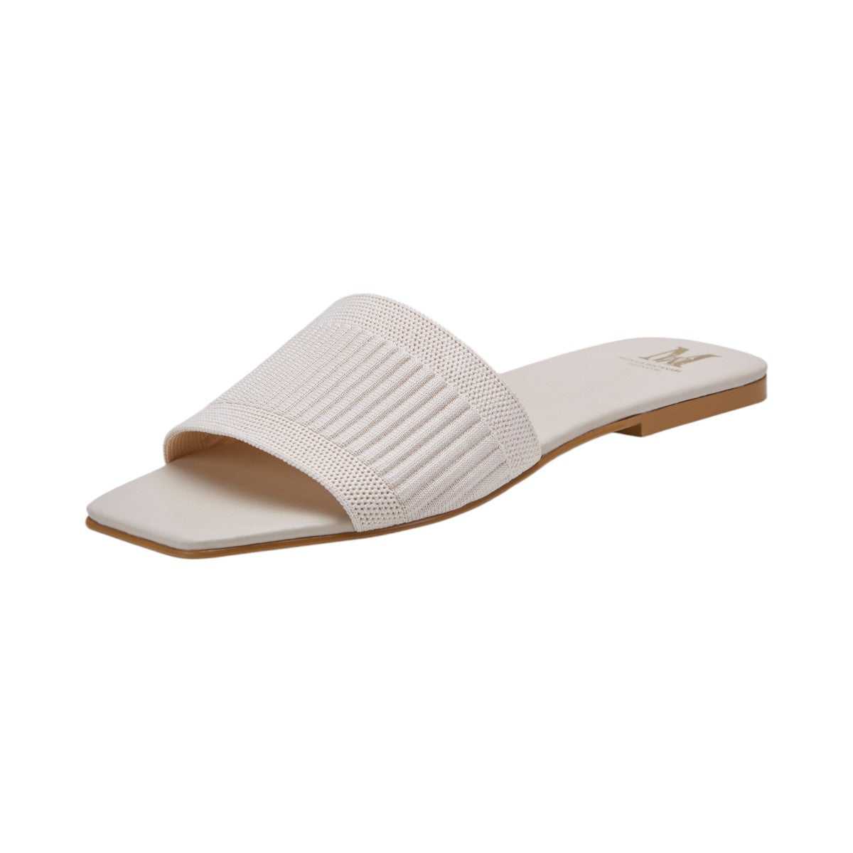 Sandalia Plana Mujer con Material Tejido en Color Blanco dv2925