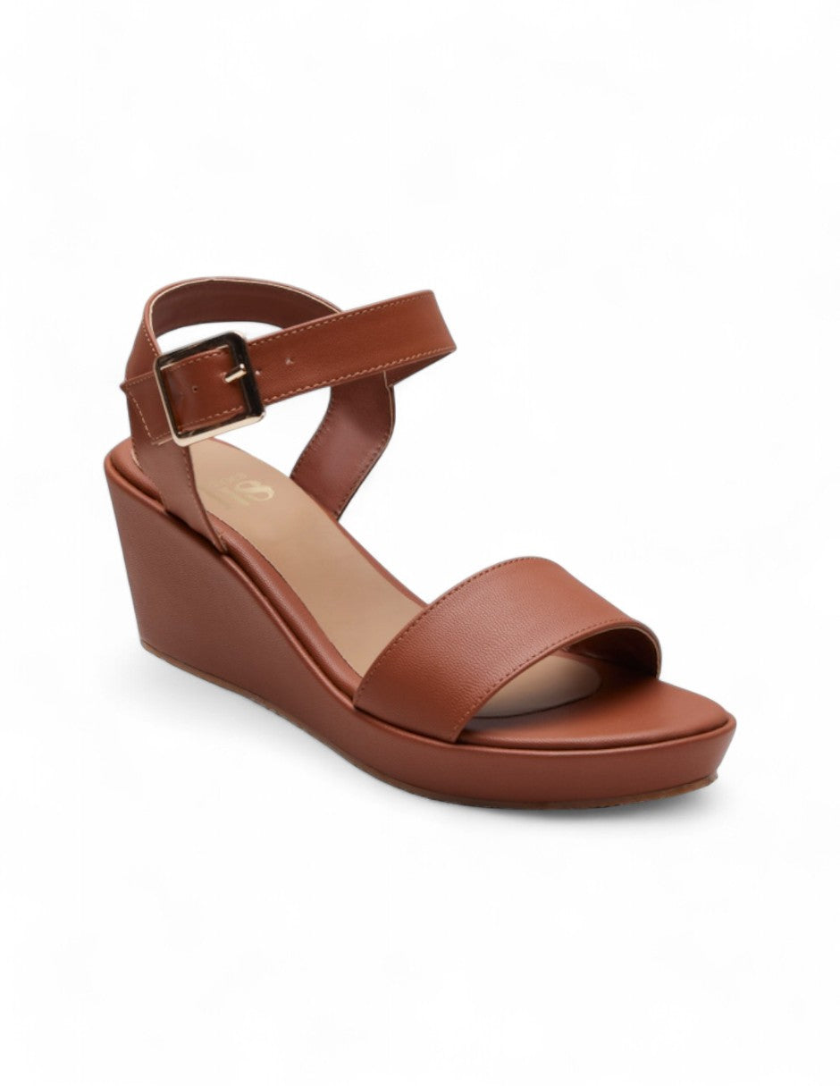 Sandalia Café Tacón Plataforma dv2925