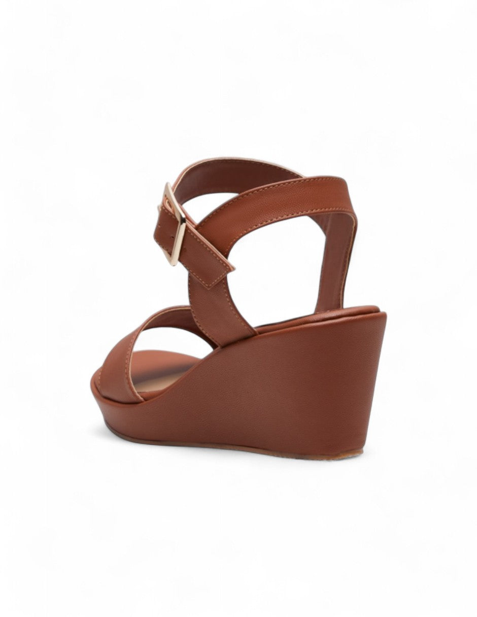 Sandalia Café Tacón Plataforma dv2925