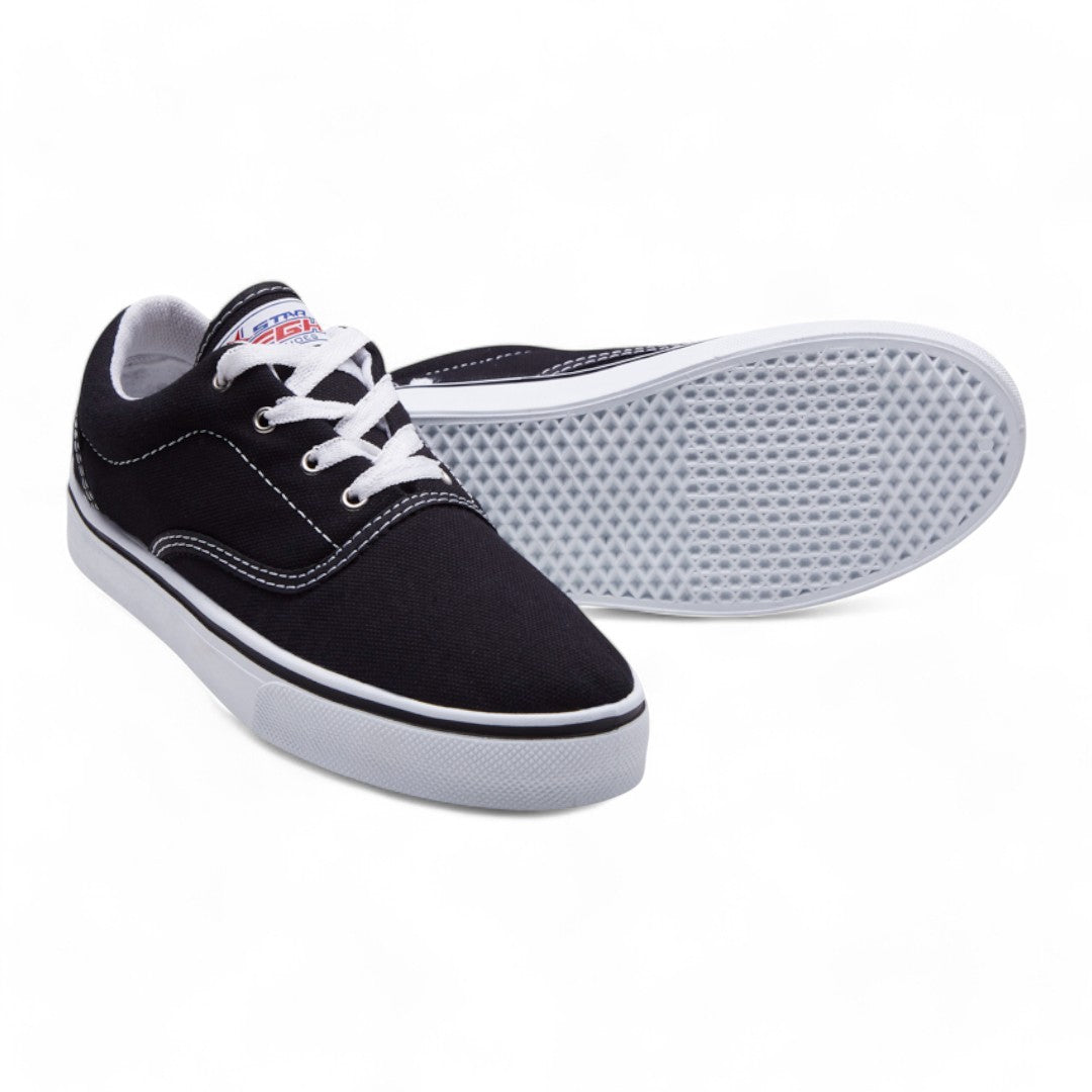 Tenis Unisex Negro Textil con Costuras dv2925