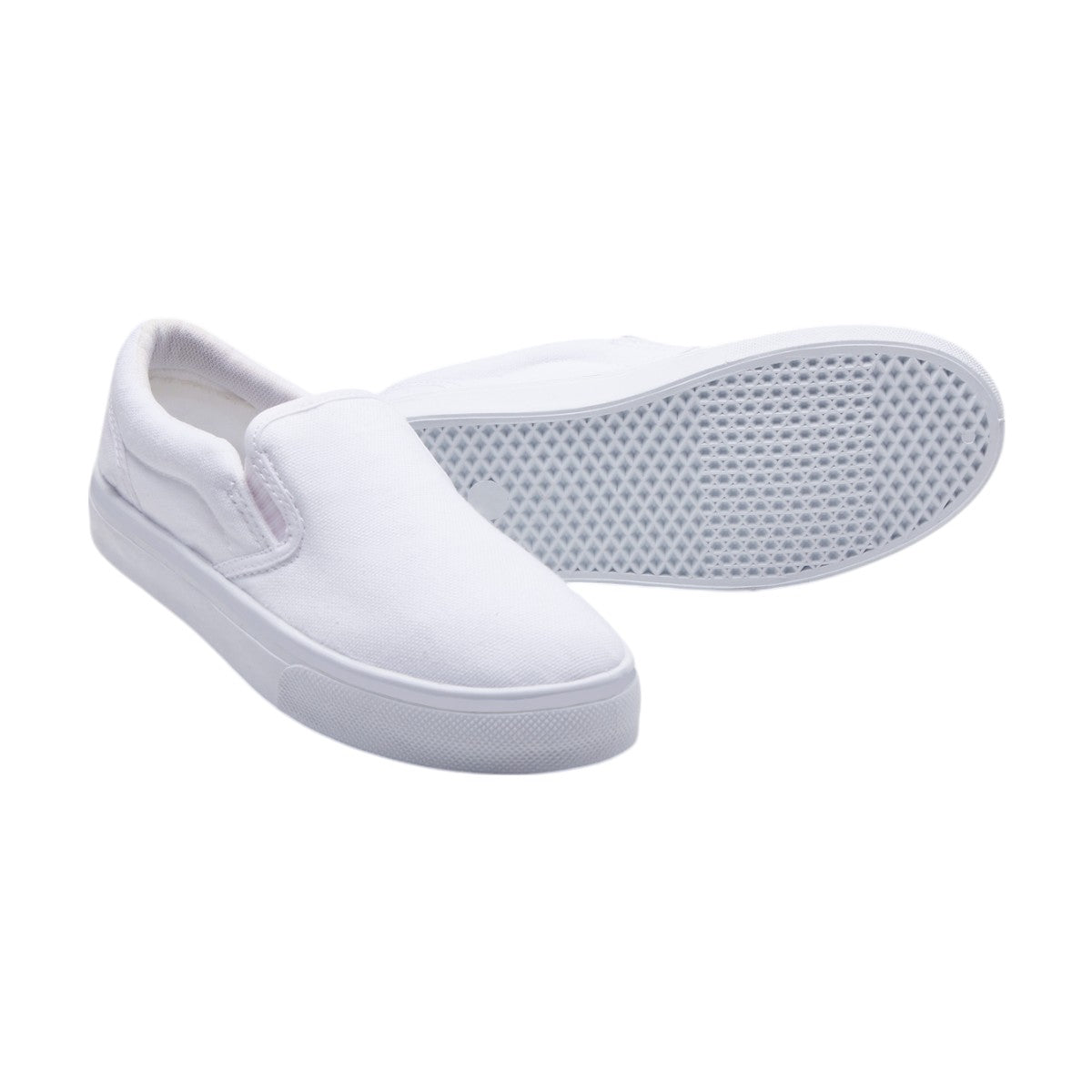 Tenis Unisex Blanco Sin Agujetas dv2925