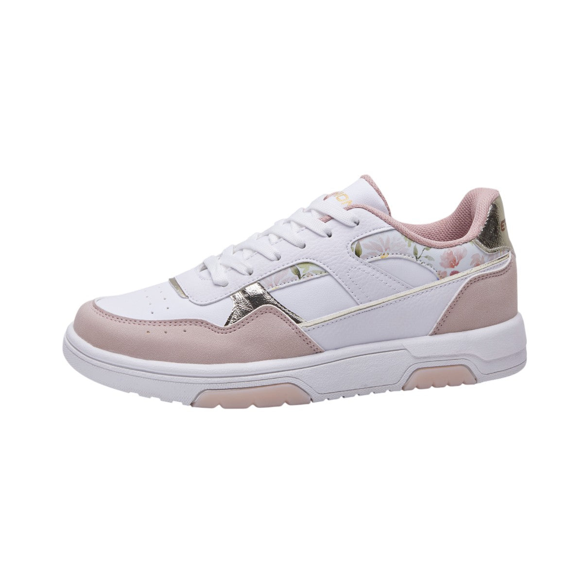 Tenis Mujer Casuales Detalles Florales y Metálicos dv2925
