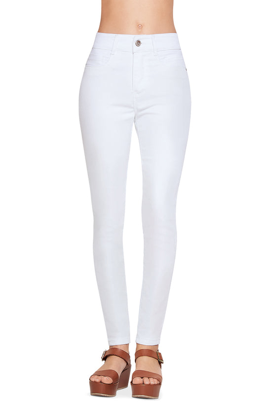 Jeans Blanco Stretch: Mezclilla Premium Devendi, Skinny