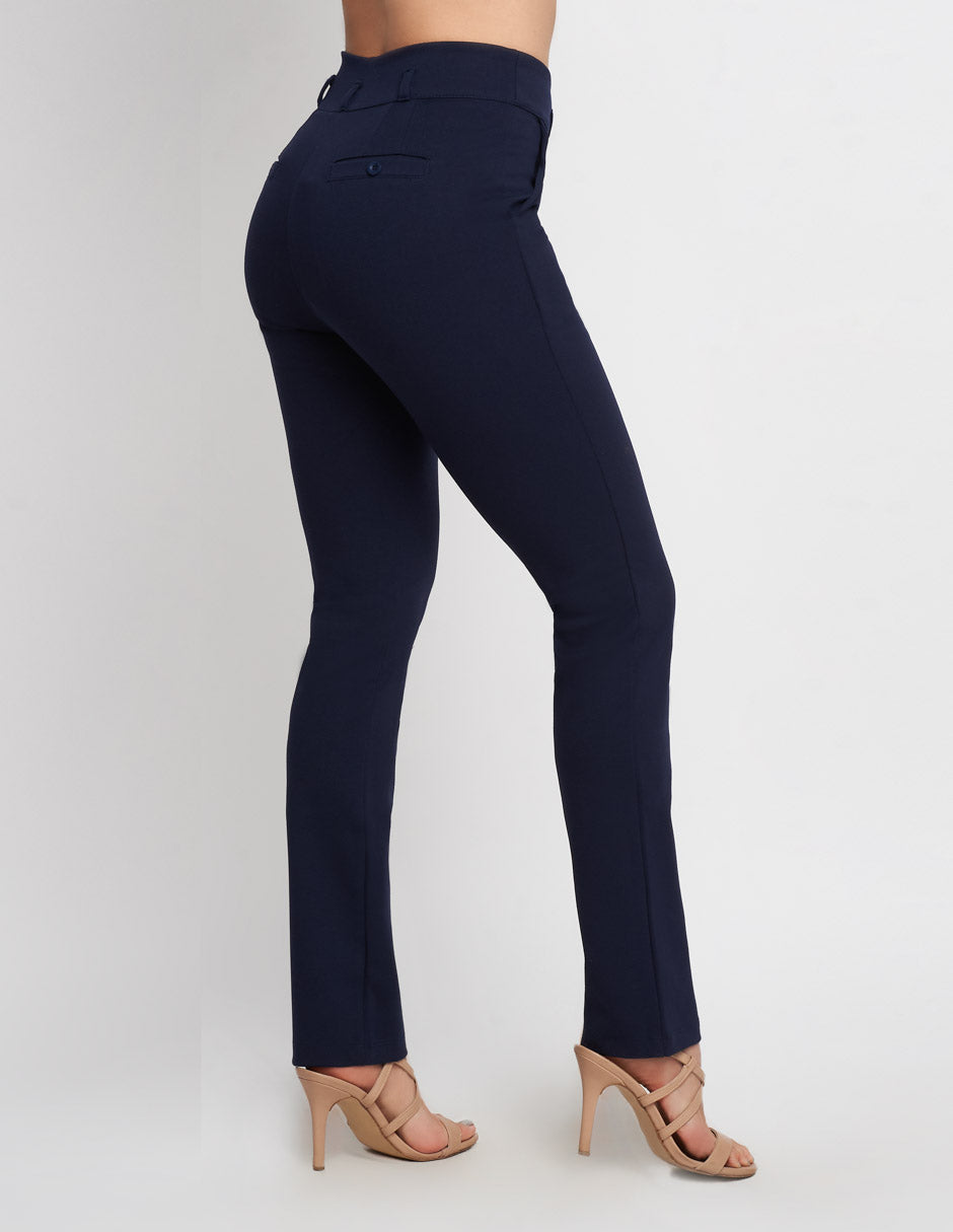 Pantalón de Vestir: Formal, Tela Stretch, Fit Perfecto Mujer