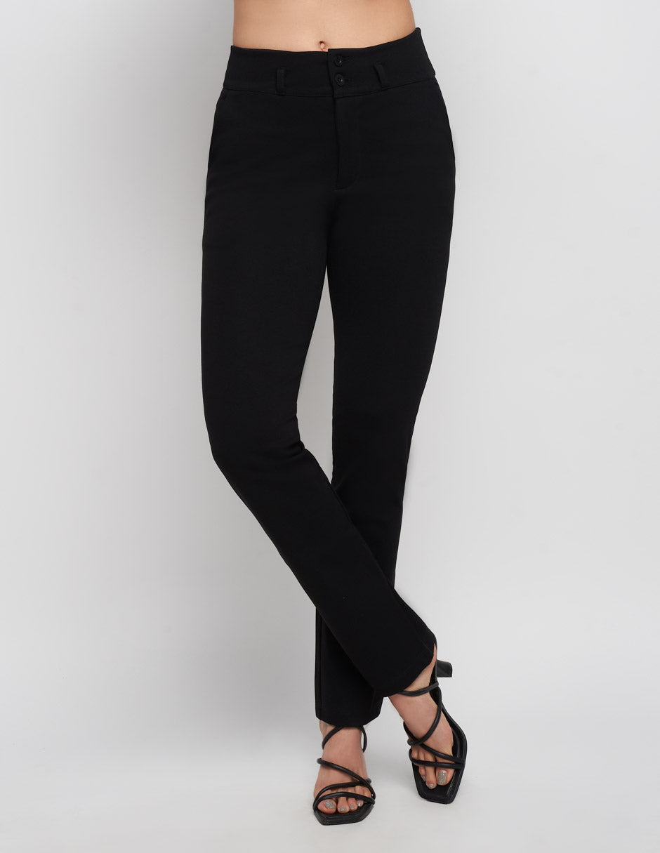 Pantalón Negro Formal: Stretch y Elegancia