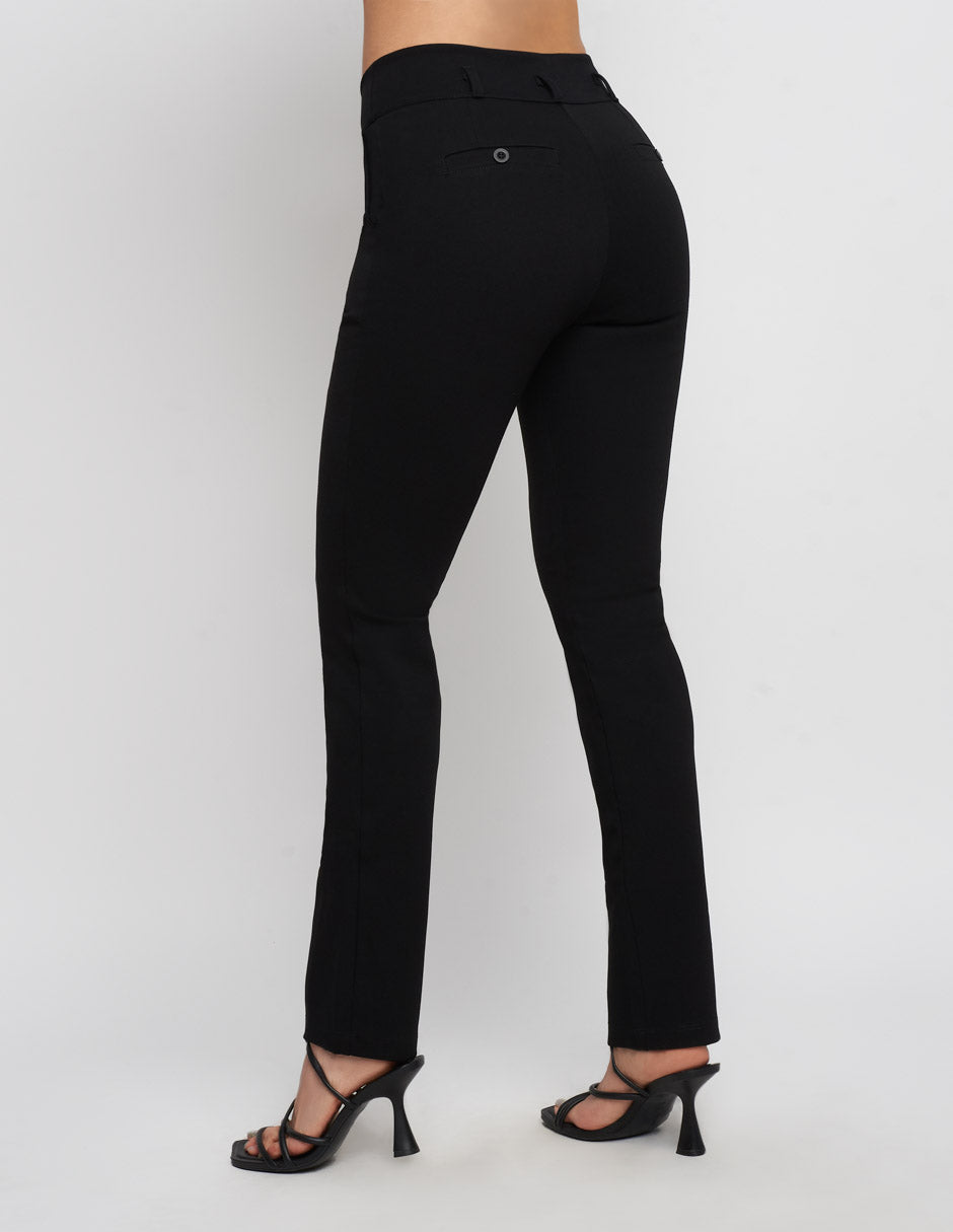 Pantalón Negro Formal: Stretch y Elegancia