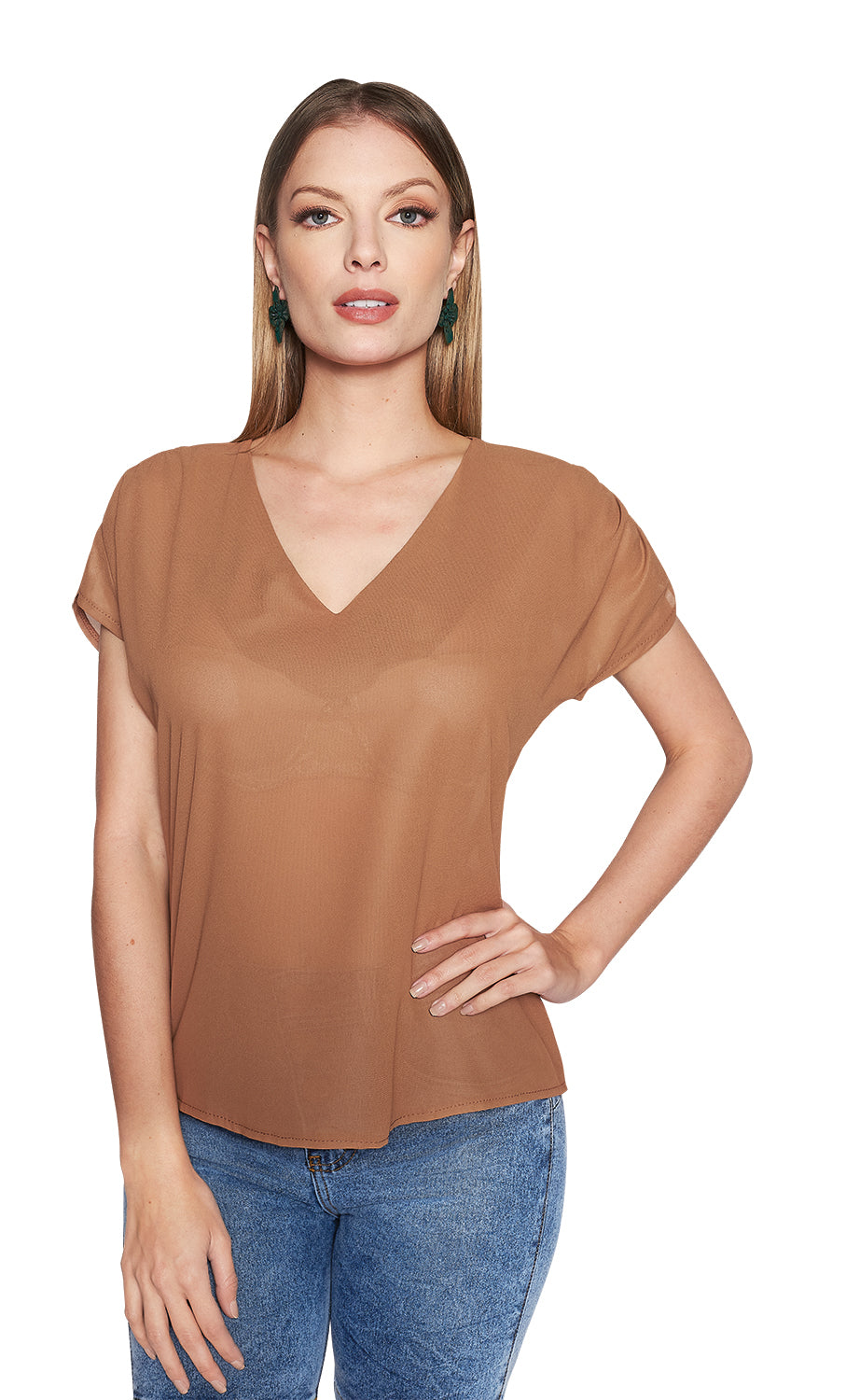 Blusa Cafe Dama