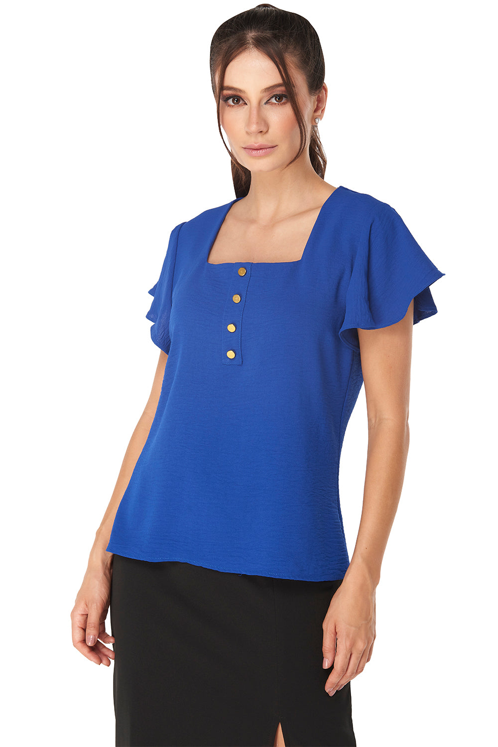 Blusa Azul Rey