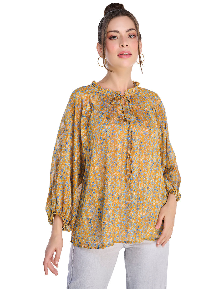 Blusa Holgada Estampada