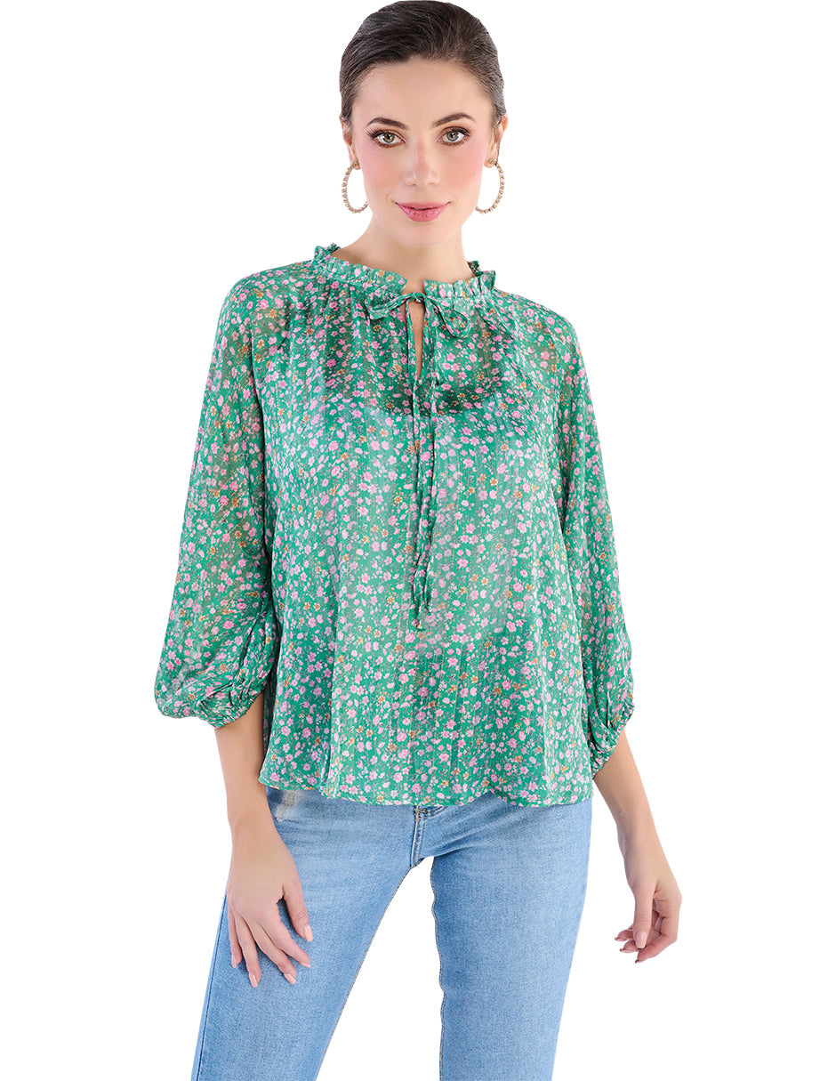 Blusa Holgada Estampada