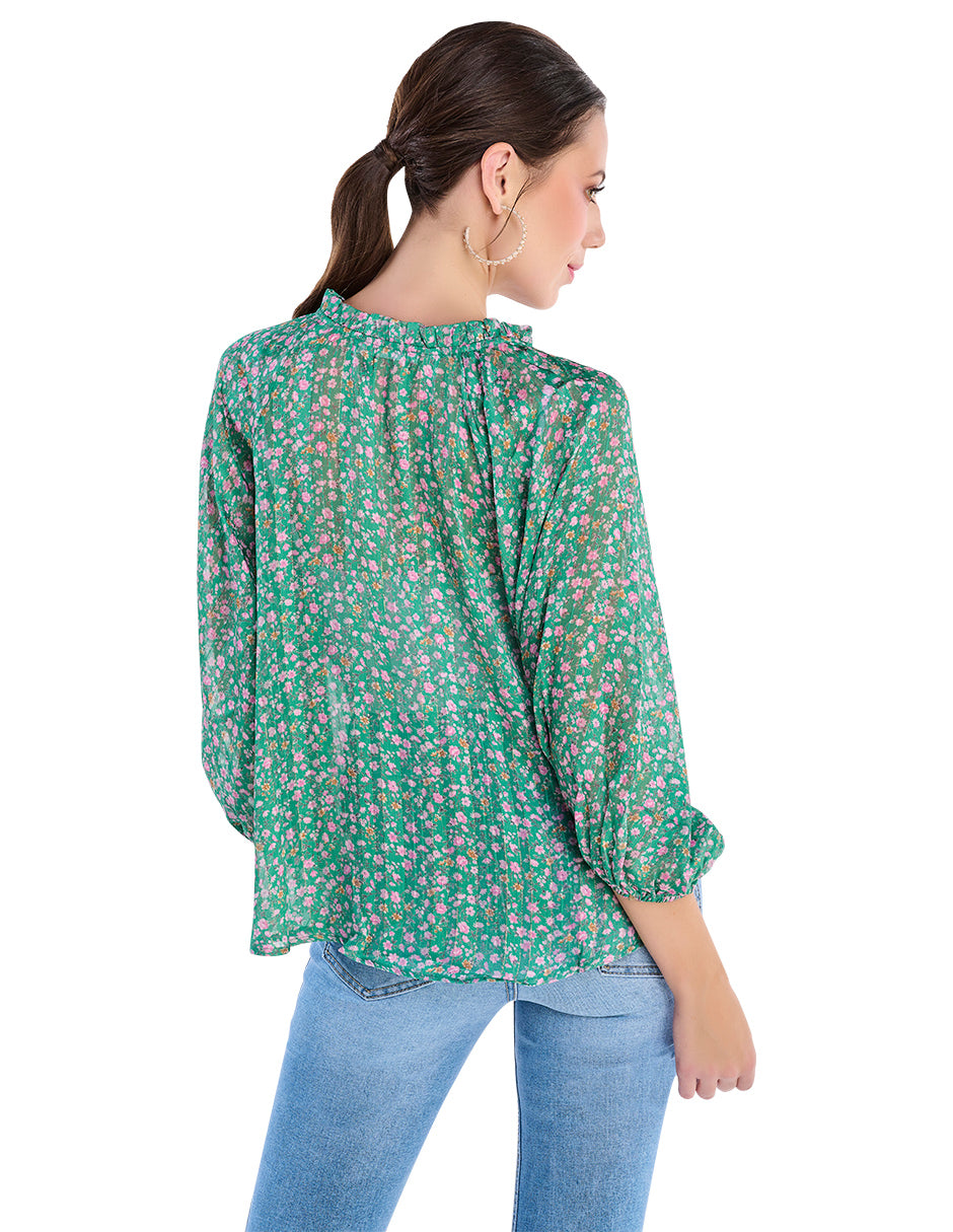 Blusa Holgada Estampada