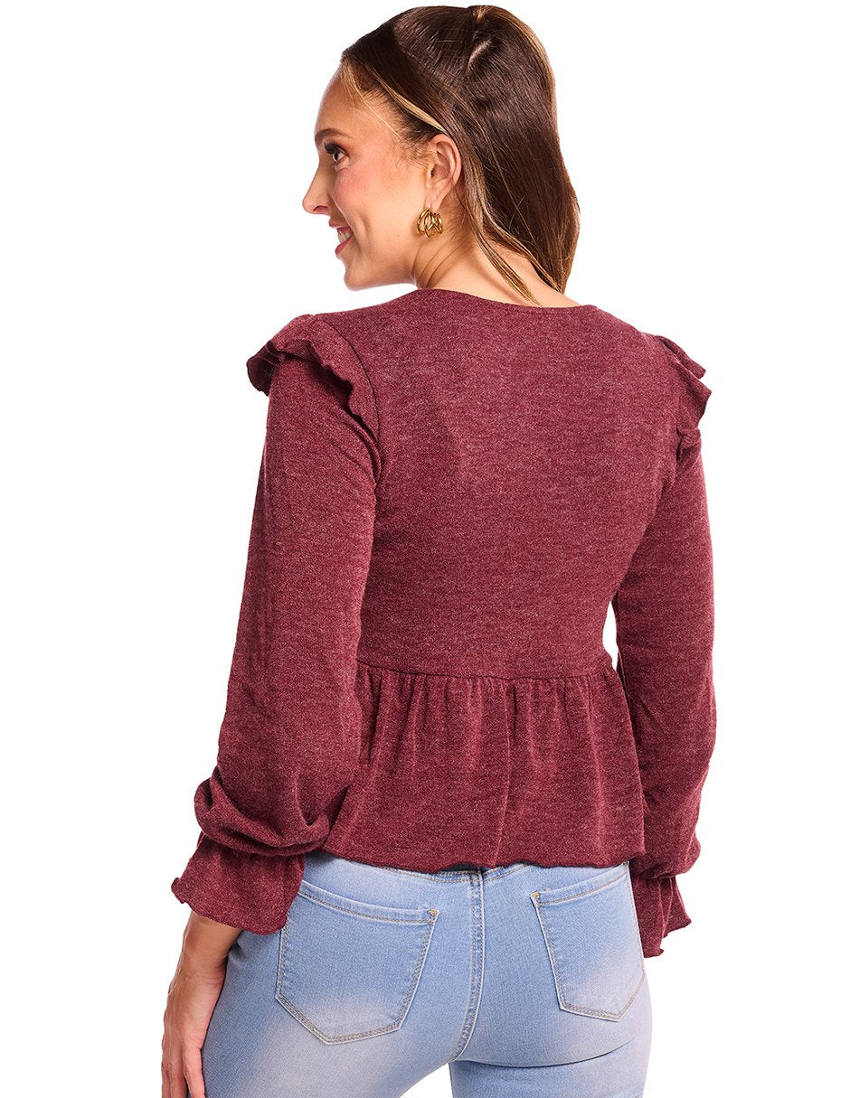 Blusa Tinto Tejida