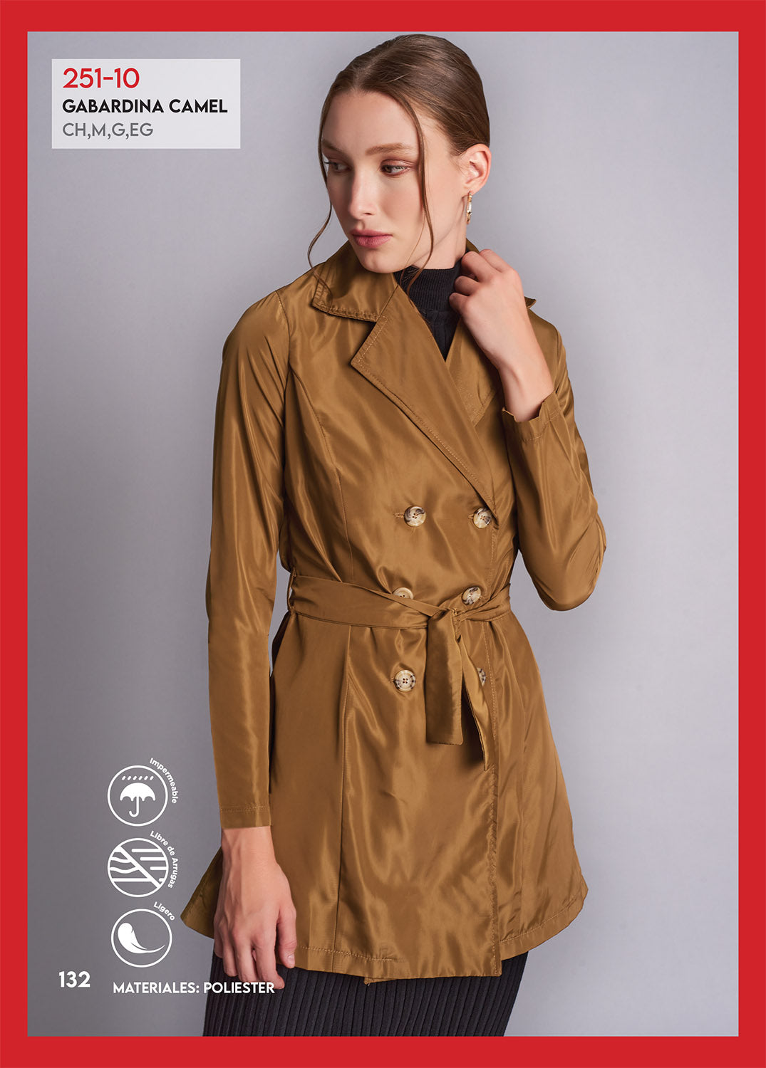 Rompevientos Camel Impermeable