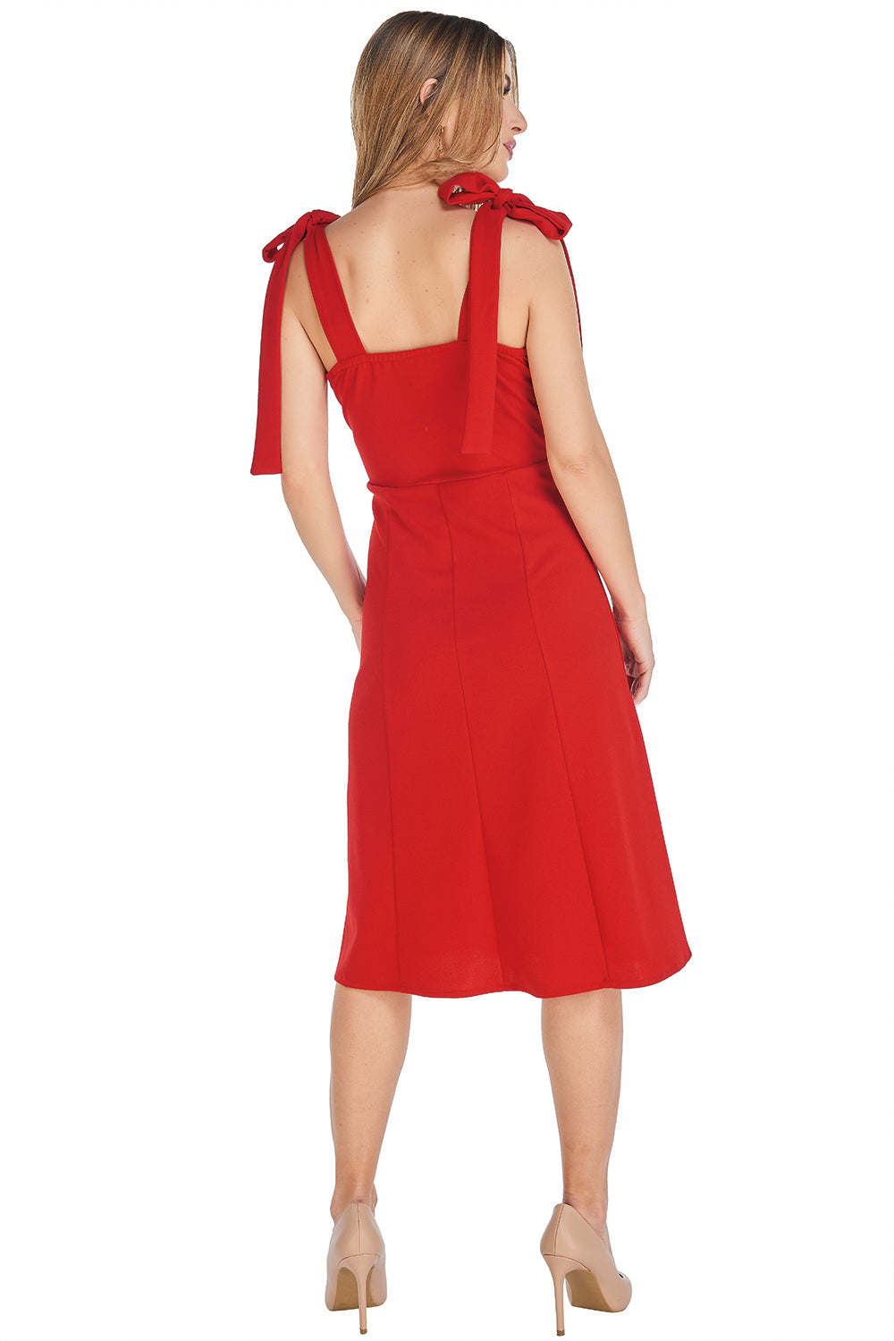 Vestido Rojo Midi