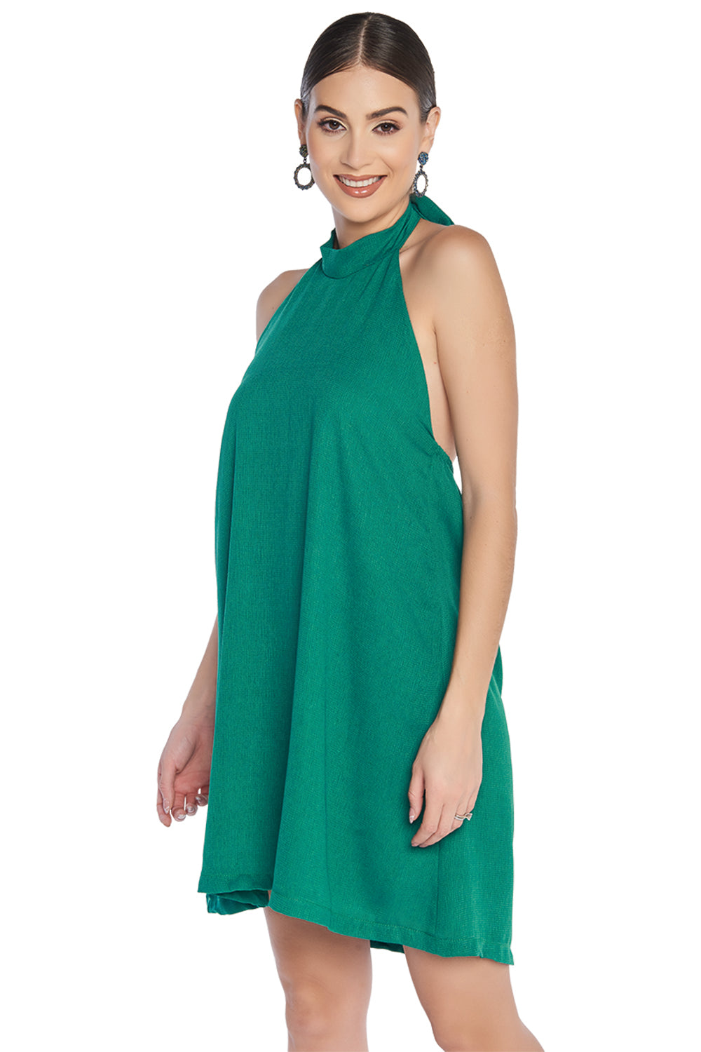 Vestido Satin Verde