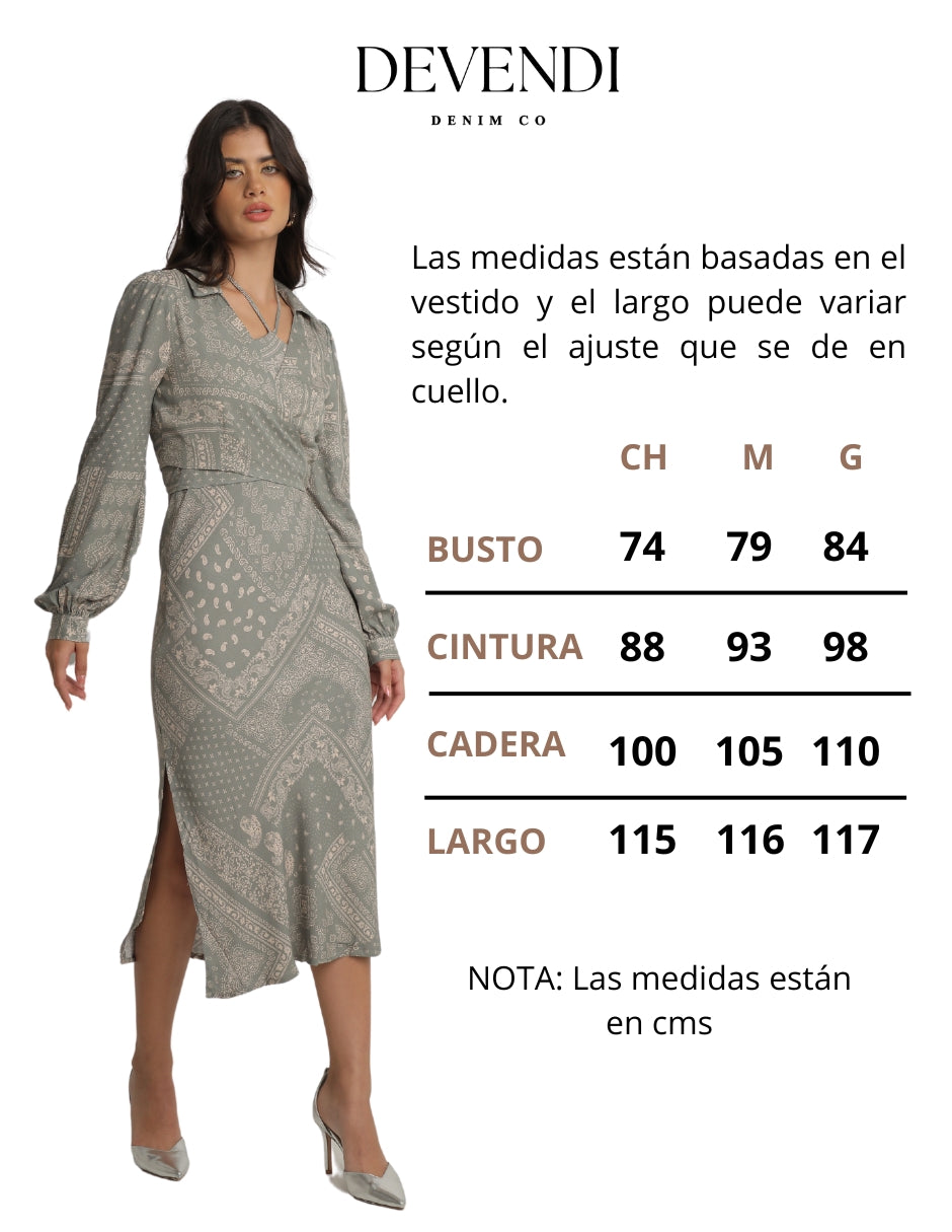 Conjunto de Vestido Halter y Blusa Corta con Estampado, Tela Ligera, Largo Midi.