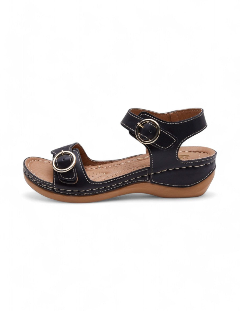 Sandalia Negro Sueco dv2925