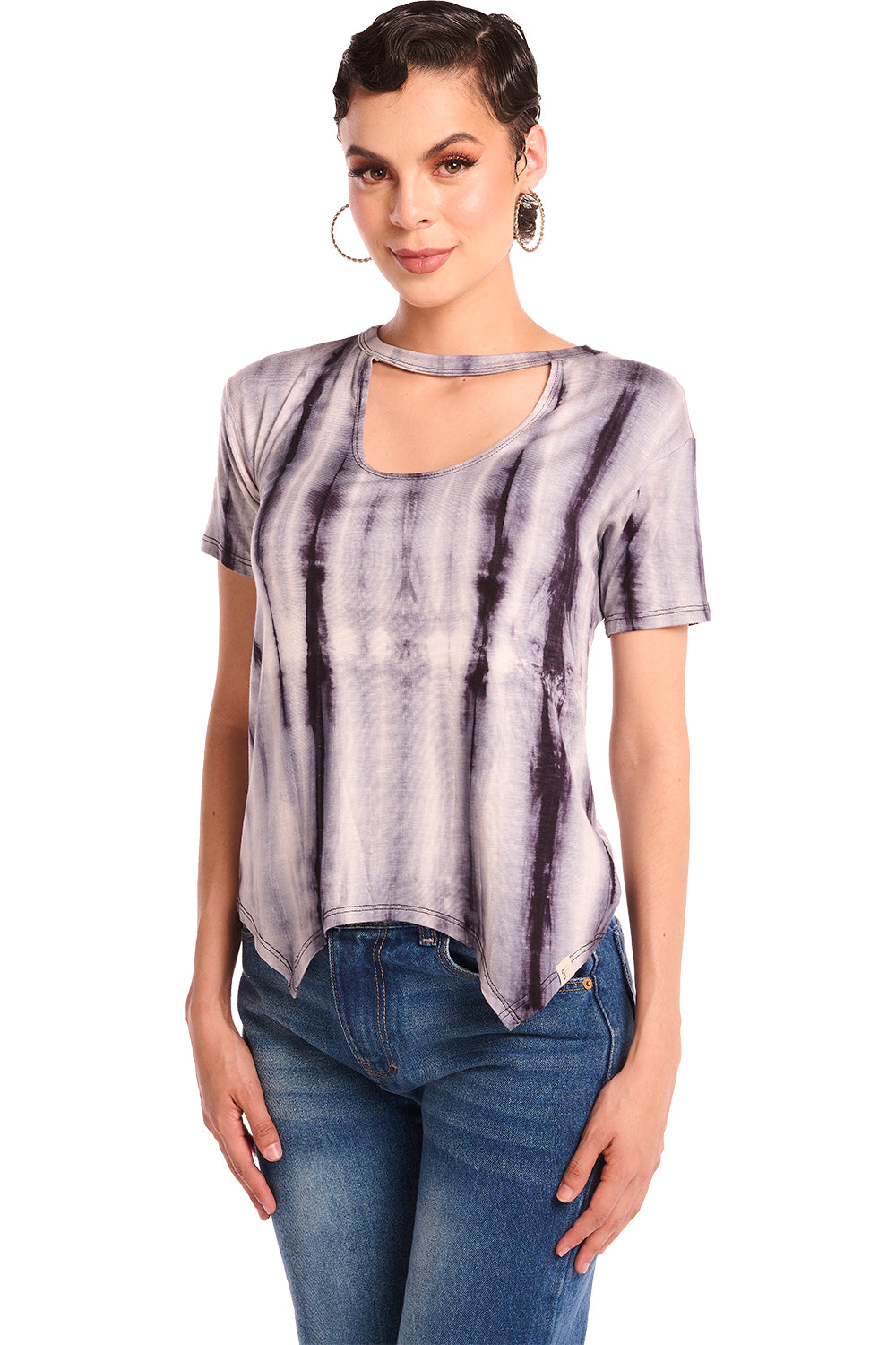 Blusa Azul Tye Dye